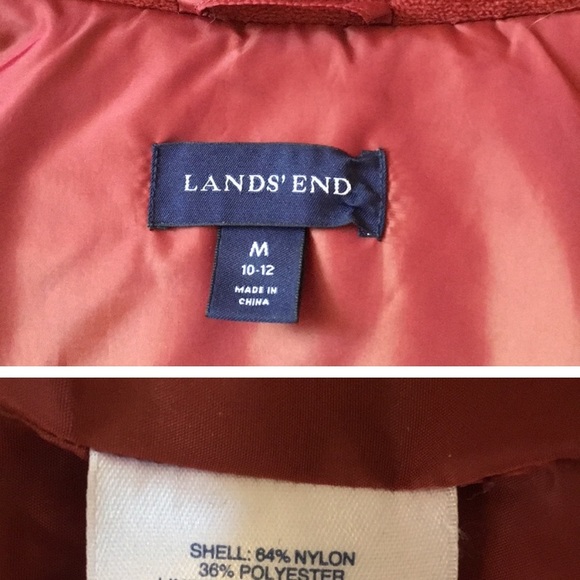 Lands End Shimmer Down Coat - Picture 2 of 5